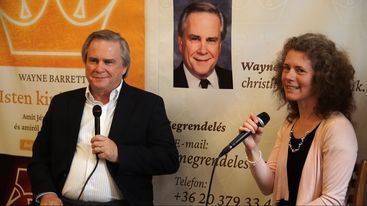 Wayne Barrett a rákosszentmihályi könyvbemutatón